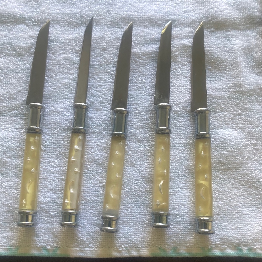 Dessert cutlery fork and knife